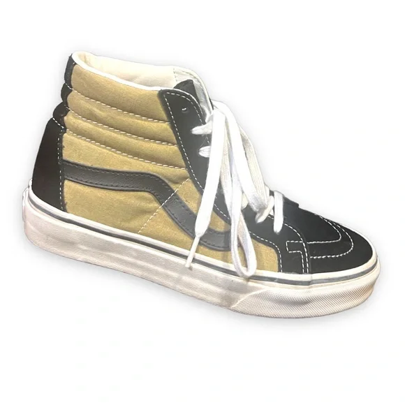 VANS SK8-HI Reissue (Vintage) Black/Olive Suede Women Sz 8 / Men Sz 6.5 - Picture 6 of 9